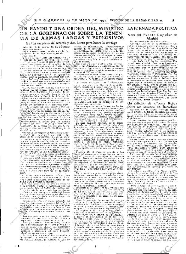 ABC MADRID 13-05-1937 página 11