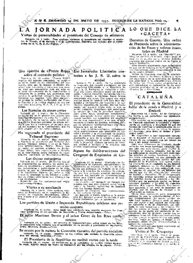 ABC MADRID 15-05-1937 página 11