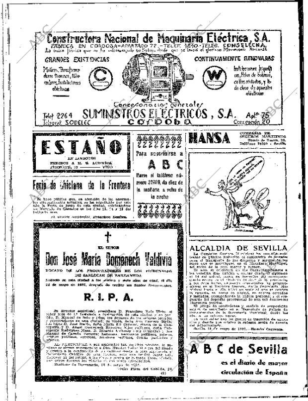ABC SEVILLA 23-05-1937 página 22