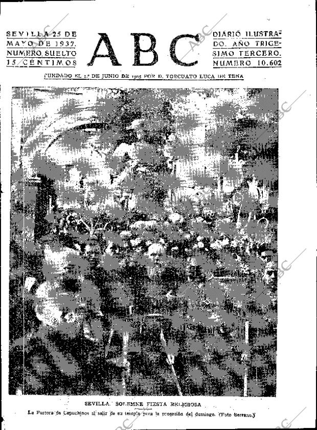 ABC SEVILLA 25-05-1937 página 1