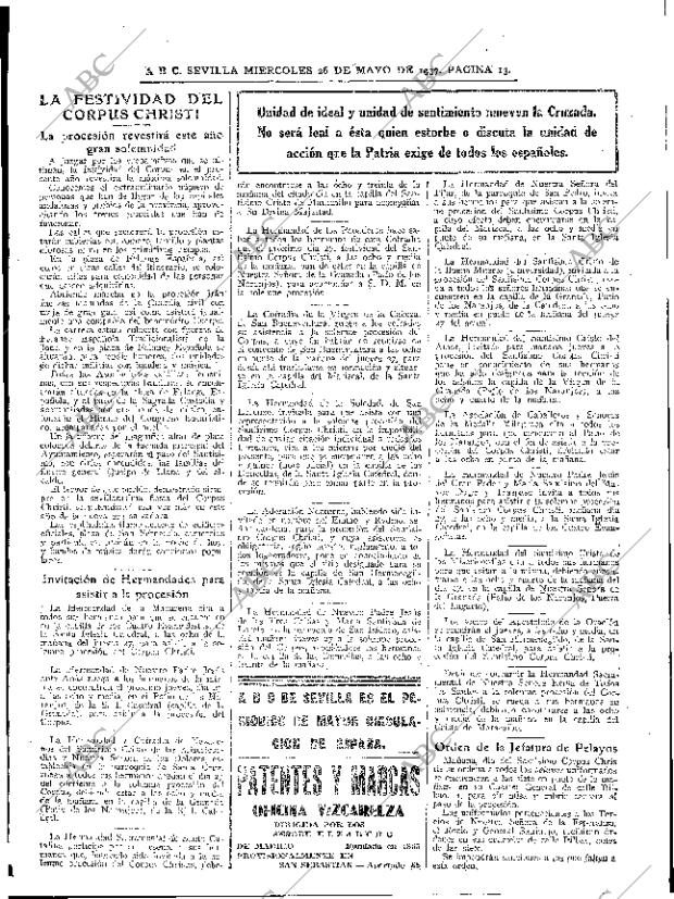 ABC SEVILLA 26-05-1937 página 13