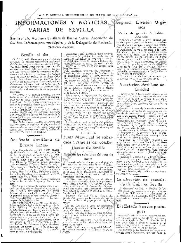 ABC SEVILLA 26-05-1937 página 19