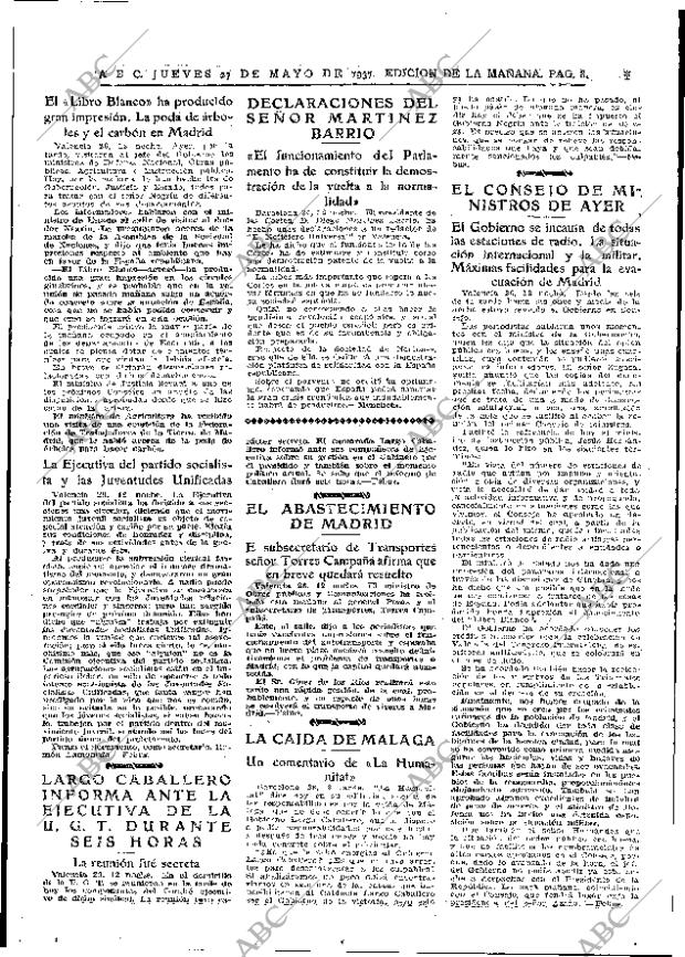 ABC MADRID 27-05-1937 página 8