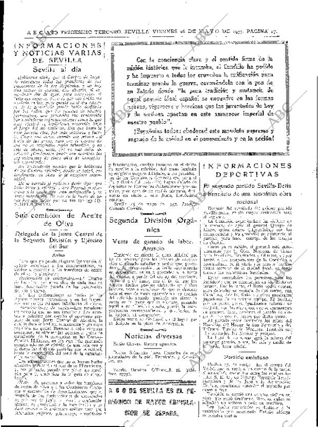 ABC SEVILLA 28-05-1937 página 17