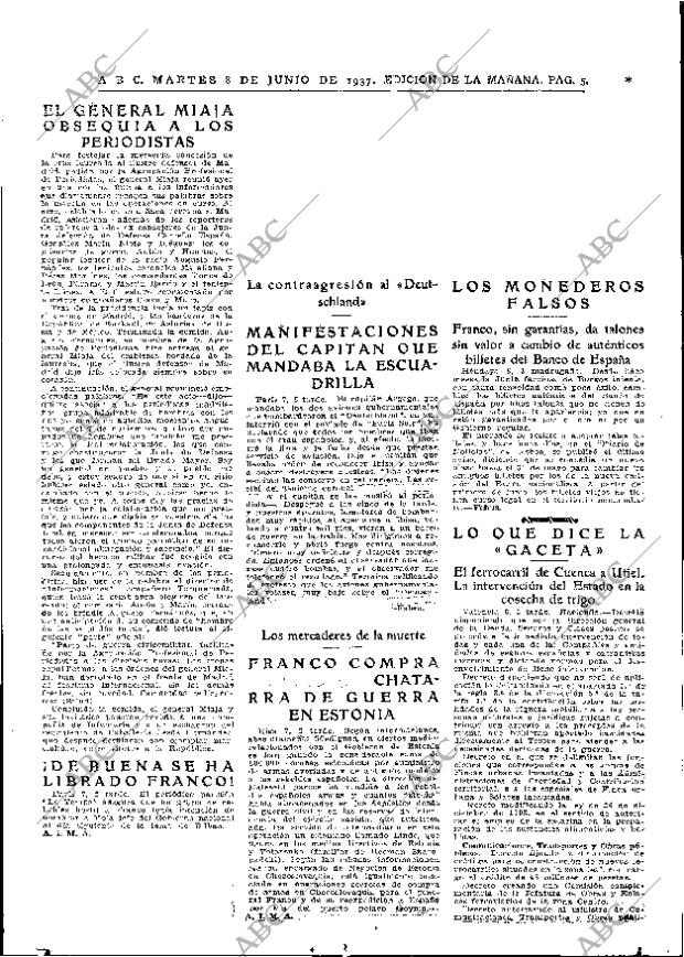 ABC MADRID 08-06-1937 página 5