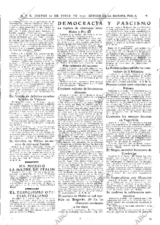 ABC MADRID 10-06-1937 página 8