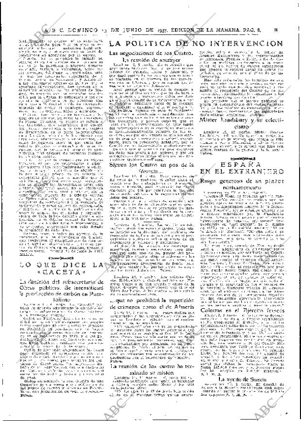 ABC MADRID 13-06-1937 página 8