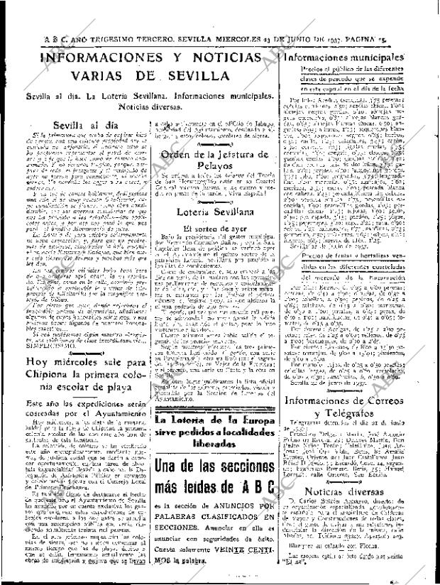 ABC SEVILLA 23-06-1937 página 15