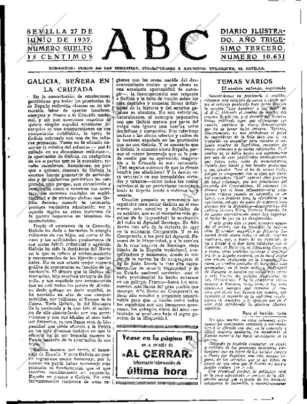 ABC SEVILLA 27-06-1937 página 5