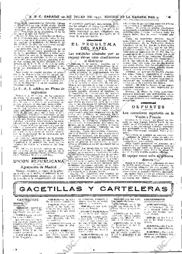 ABC MADRID 10-07-1937 página 9