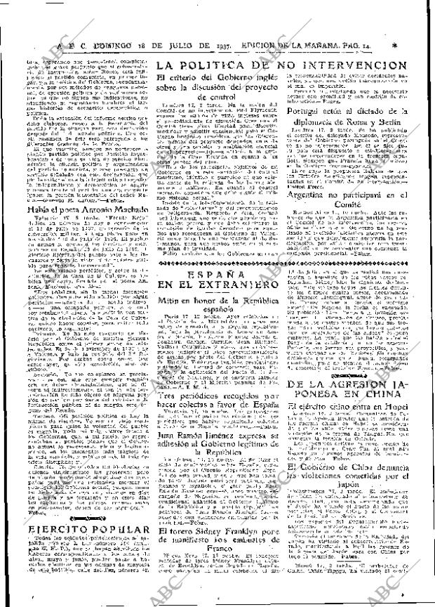 ABC MADRID 18-07-1937 página 14