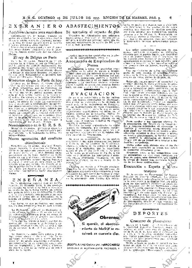 ABC MADRID 25-07-1937 página 9
