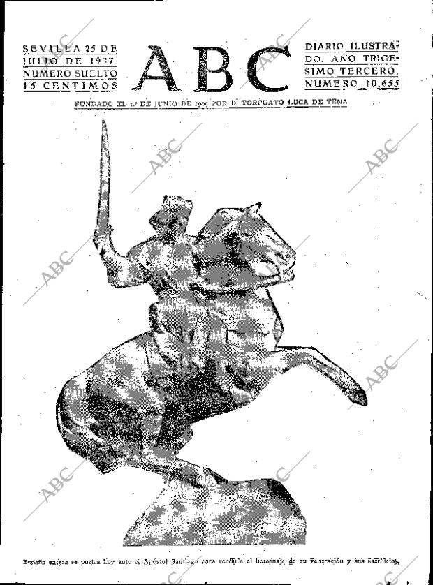 ABC SEVILLA 25-07-1937 página 1