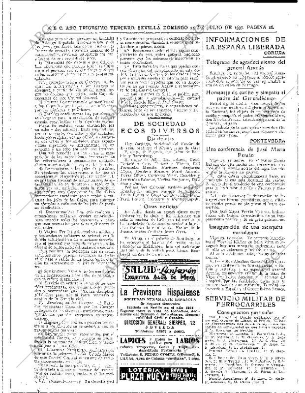 ABC SEVILLA 25-07-1937 página 16