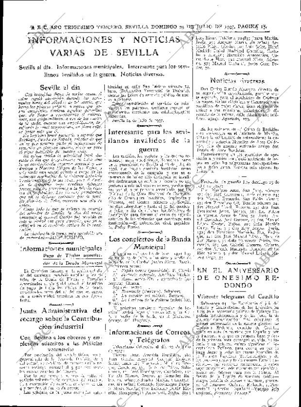 ABC SEVILLA 25-07-1937 página 17