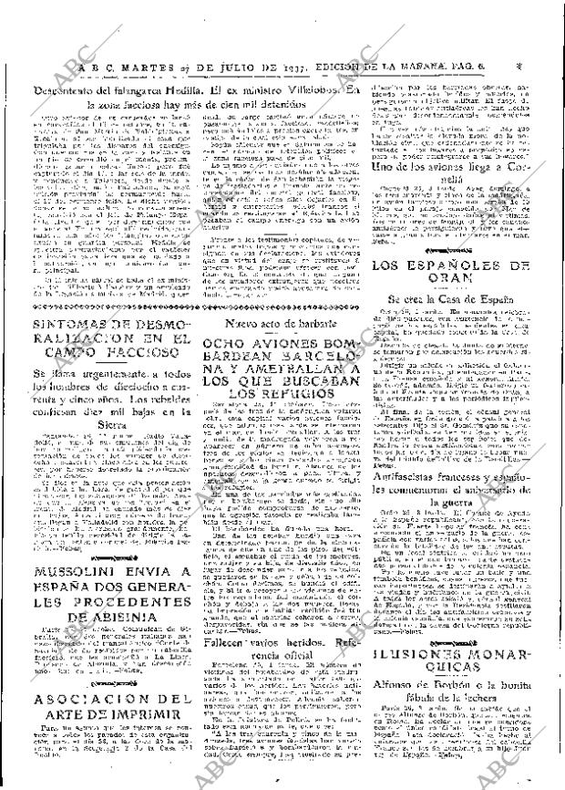 ABC MADRID 27-07-1937 página 6