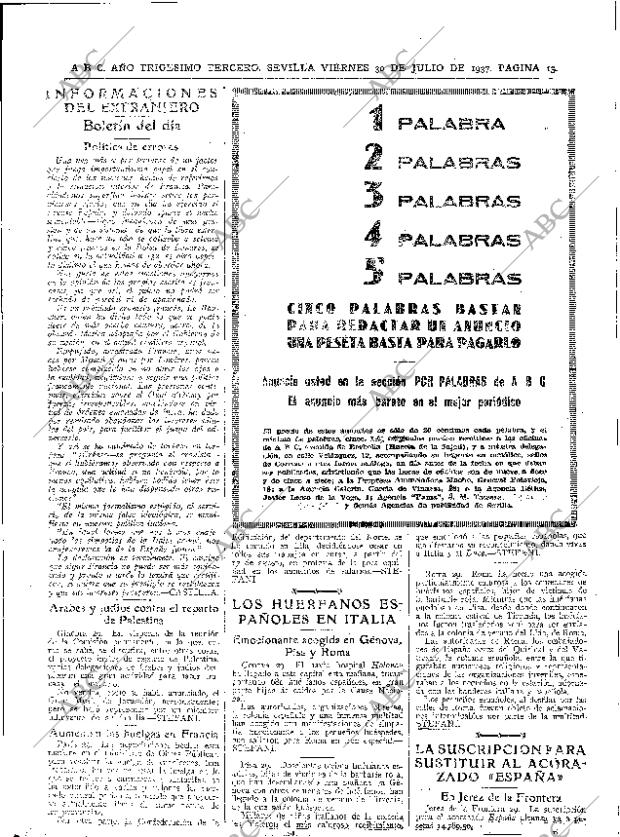 ABC SEVILLA 30-07-1937 página 13