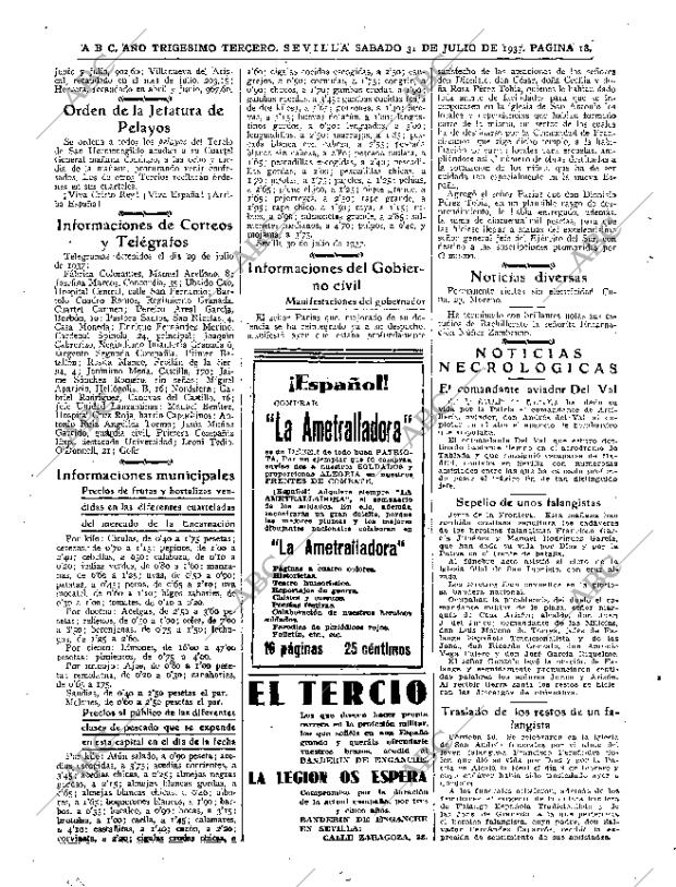 ABC SEVILLA 31-07-1937 página 18