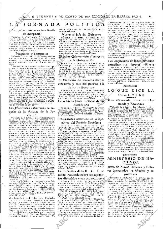 ABC MADRID 06-08-1937 página 6