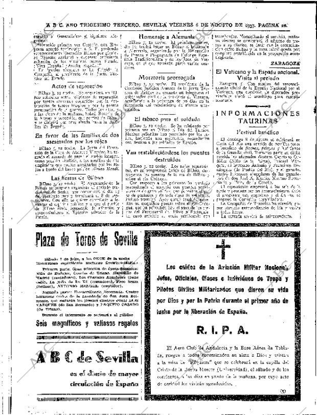 ABC SEVILLA 06-08-1937 página 20