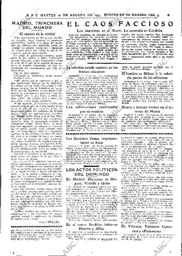 ABC MADRID 10-08-1937 página 5