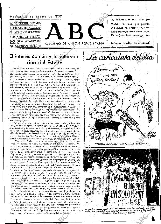 ABC MADRID 13-08-1937 página 2