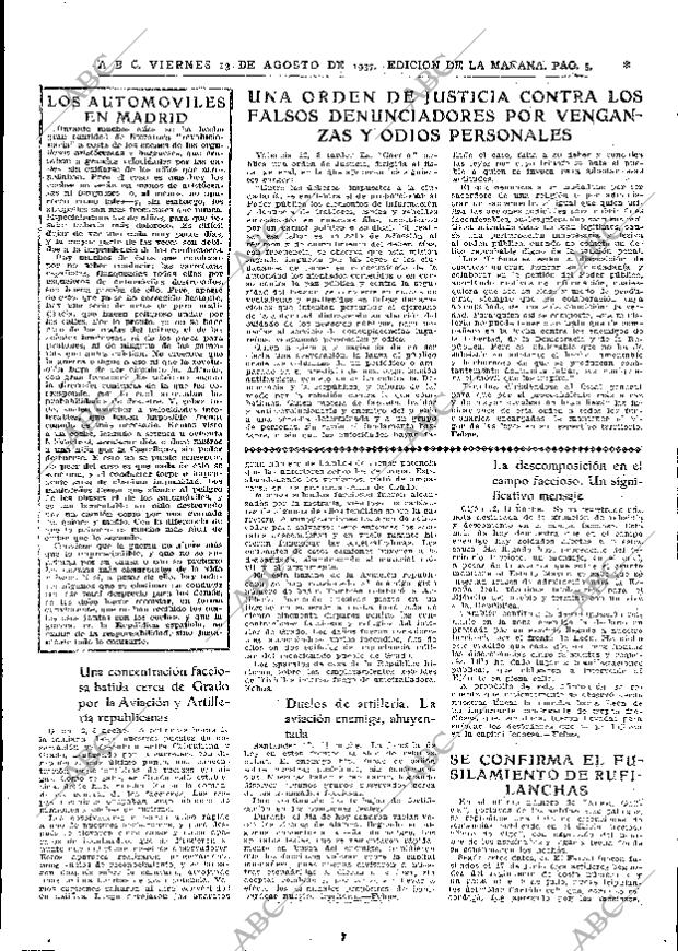 ABC MADRID 13-08-1937 página 5