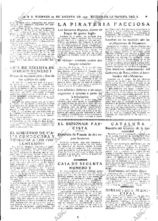 ABC MADRID 13-08-1937 página 6