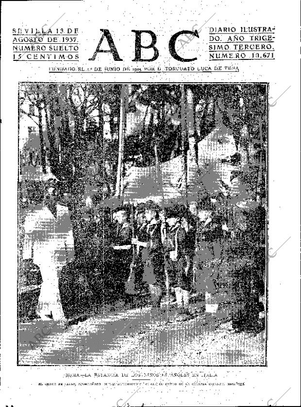 ABC SEVILLA 13-08-1937 página 1