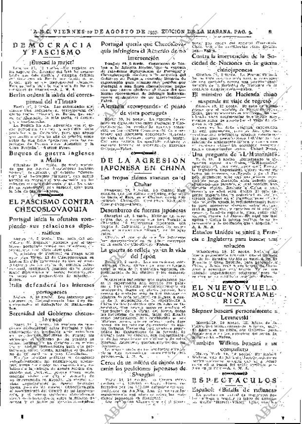 ABC MADRID 20-08-1937 página 9