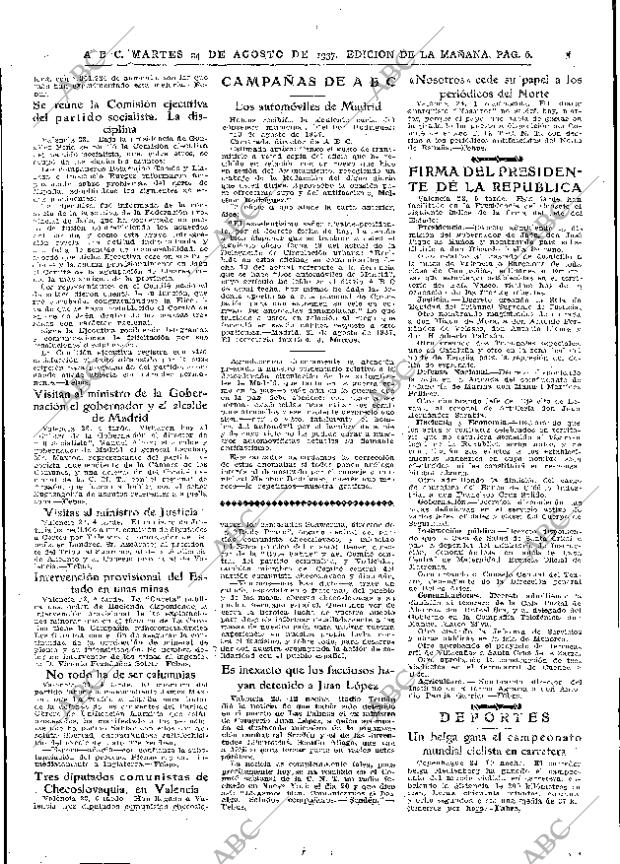 ABC MADRID 24-08-1937 página 6
