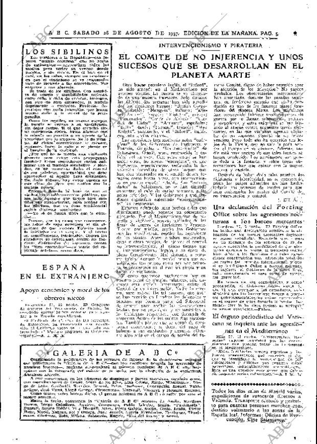 ABC MADRID 28-08-1937 página 5