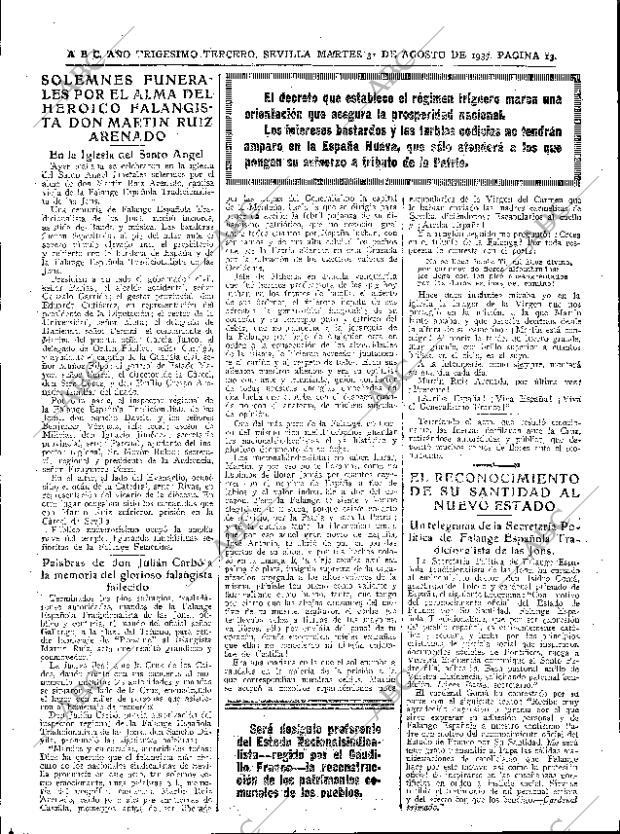 ABC SEVILLA 31-08-1937 página 13