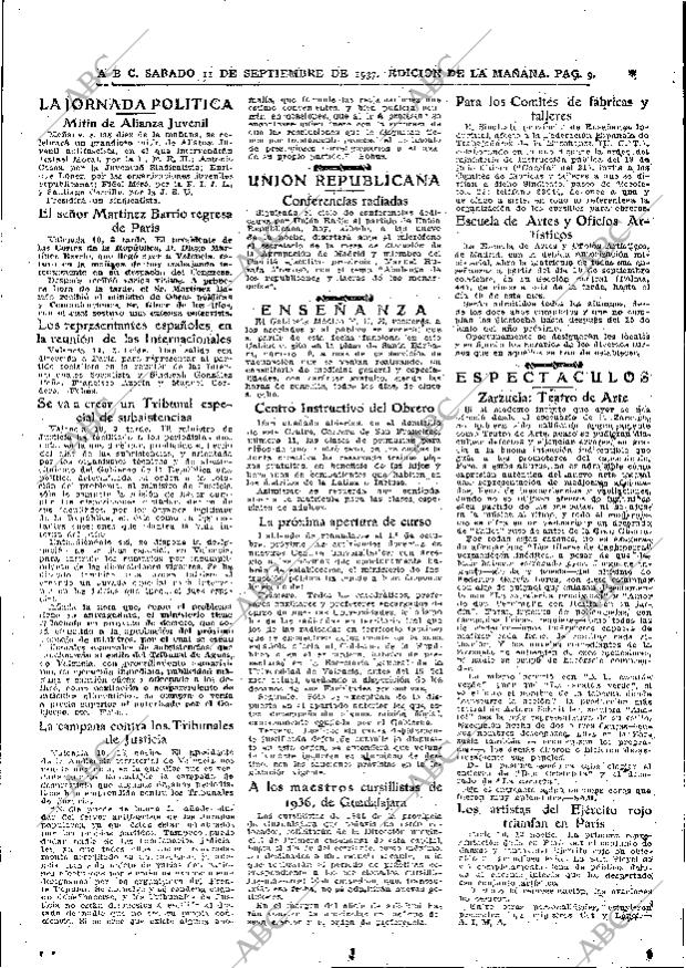 ABC MADRID 11-09-1937 página 9