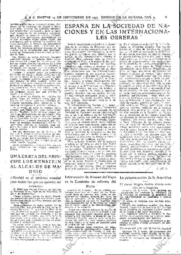 ABC MADRID 14-09-1937 página 5