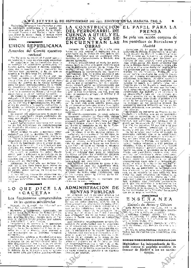 ABC MADRID 23-09-1937 página 8