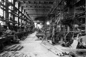 Interior de la fábrica de Trubia (Asturias)