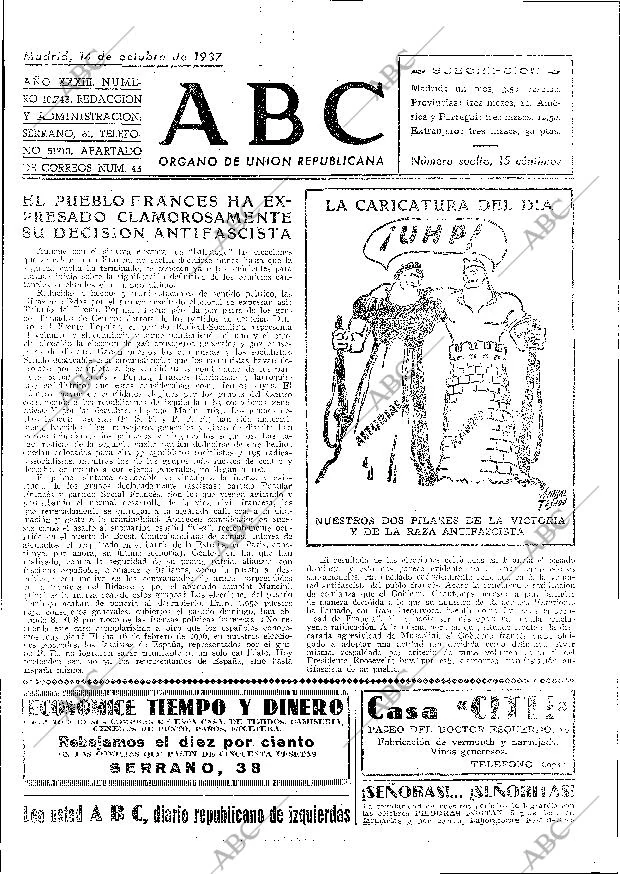 ABC MADRID 14-10-1937 página 2