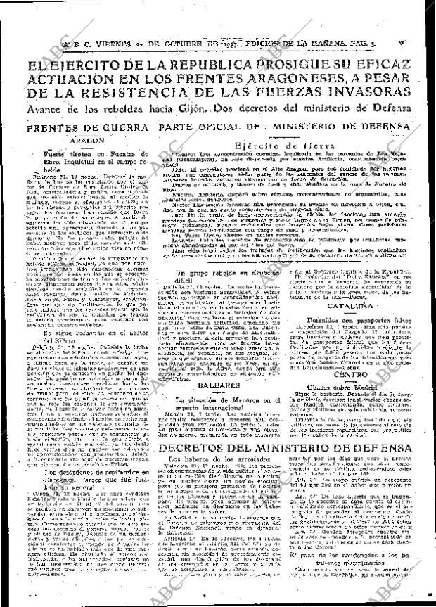 ABC MADRID 22-10-1937 página 3