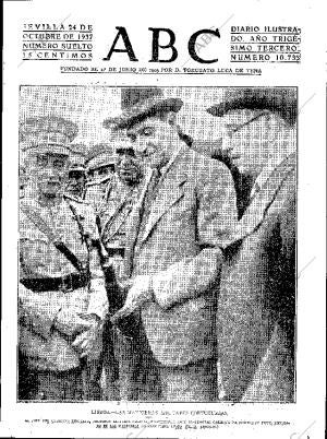 ABC SEVILLA 24-10-1937 página 1
