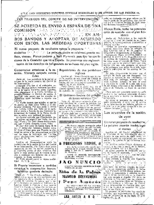 ABC SEVILLA 27-10-1937 página 11