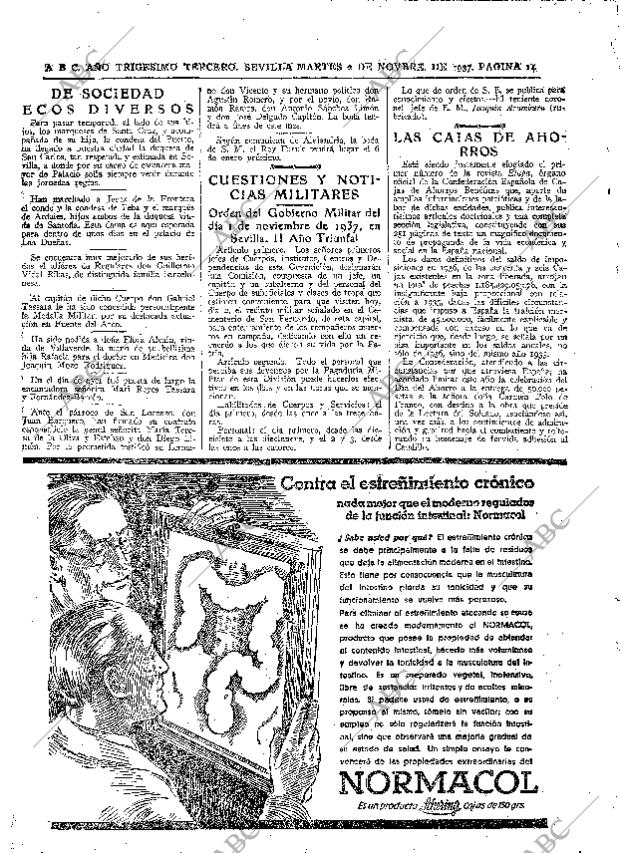 ABC SEVILLA 02-11-1937 página 14