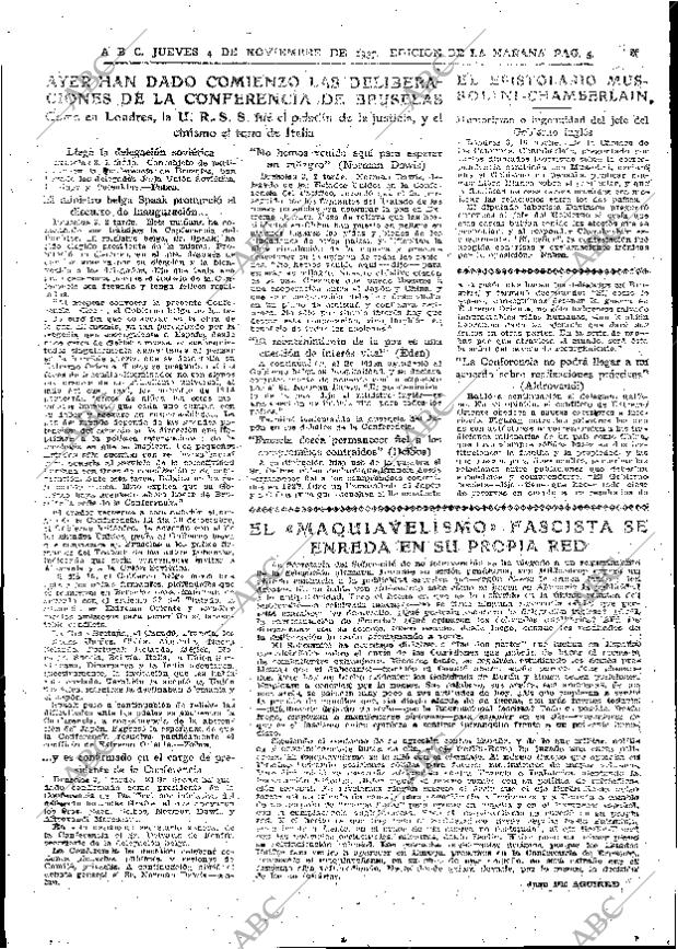 ABC MADRID 04-11-1937 página 5