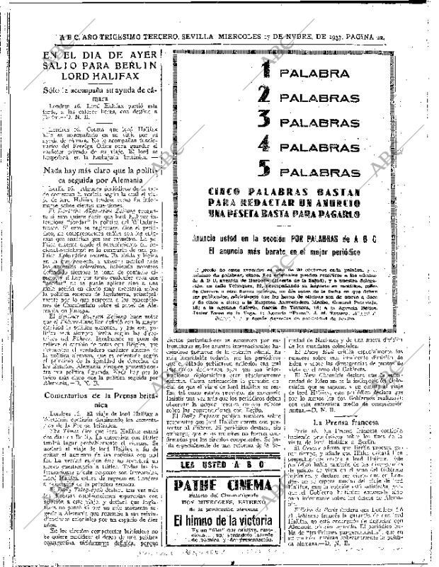 ABC SEVILLA 17-11-1937 página 20