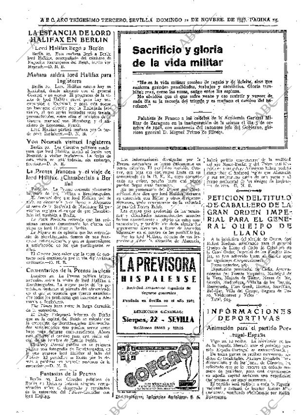 ABC SEVILLA 21-11-1937 página 15