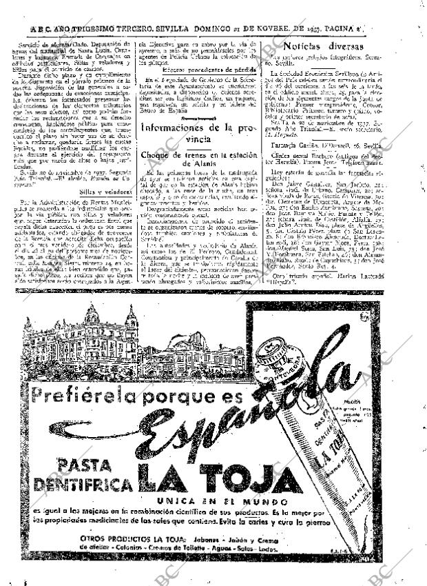 ABC SEVILLA 21-11-1937 página 22