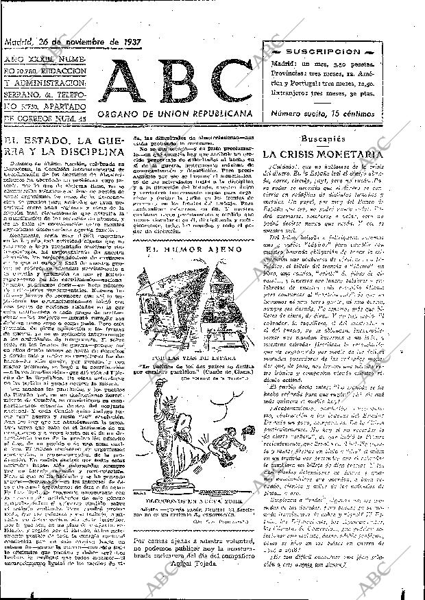 ABC MADRID 26-11-1937 página 2