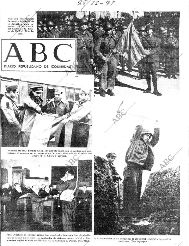 ABC MADRID 25-12-1937 página 1