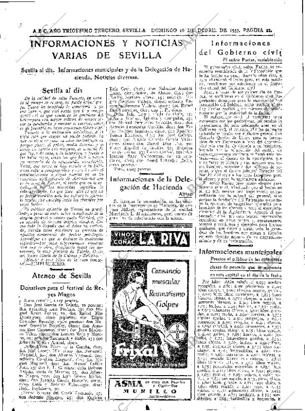 ABC SEVILLA 26-12-1937 página 21