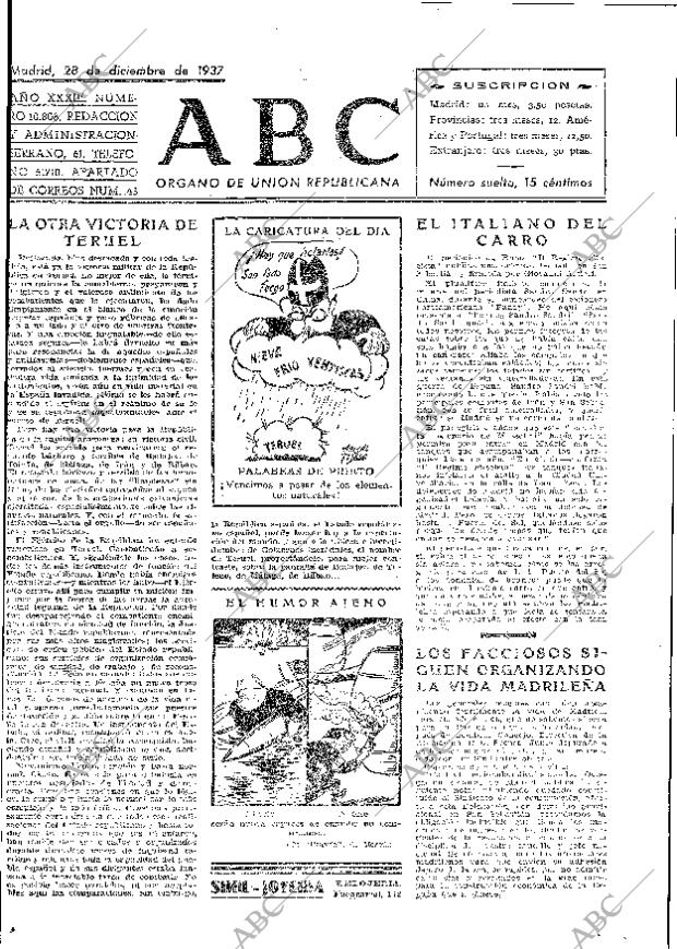 ABC MADRID 28-12-1937 página 2